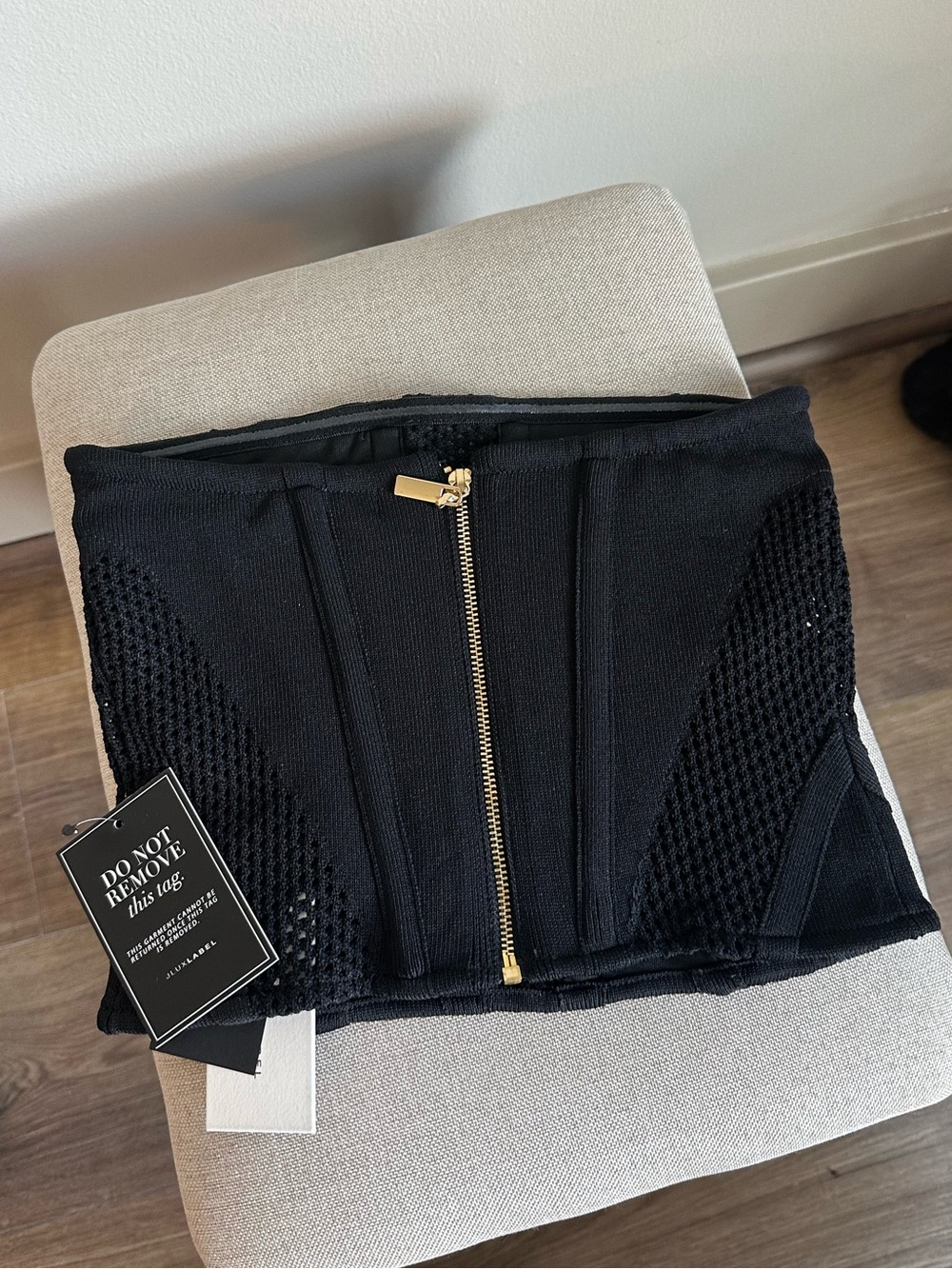 JLUXLABEL Freda Knit Bustier XS - Picture 3 of 8